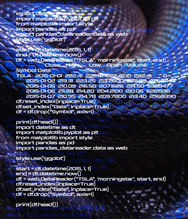 Corso Python per finanza e trading