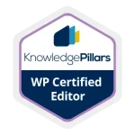Certificazione Knowledge Pillars WordPress Certified Editor